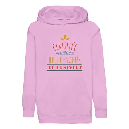 Sweat à capuche enfant meilleure belle-soeur cadeau familial plein de tendresse