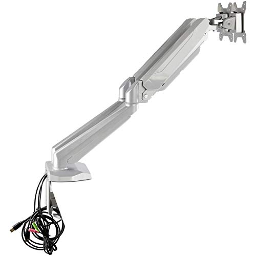 Brazo 2 Monitores StarTech ARMSLIMDUOS Soporte VESA Plata con USB y Audio 2