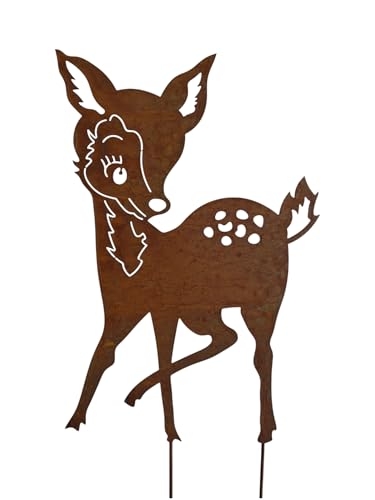 Bornhöft Gartenstecker REH aus Rostmetall, 60 x 40 cm,...