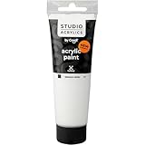 Creall havo33781 120 ml 81 Titan weiß Havo Studio Acrylics Paint Tube