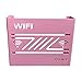 LOVIVER Étagère de routeur Mallette de Rangement Fils Support câble Mural étagère de Rangement Murale pour routeur pour, Rose