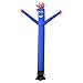 Bailarín inflable del títere del hombre del tubo - divertido Wacky que agita el tipo inflable del tubo para el anuncio del festival (sin ventilador) (azul, 20 pies)