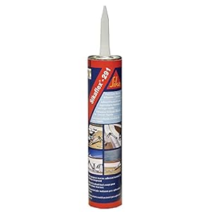 Sika 291243 Sikaflex 291 Marine Grade 1 Component Polyurethane Elastomeric Sealant, 10.3 oz Capacity, Black