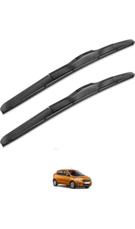 Image of Hybrid Wiper Blades Compatible with Ford Figo(Pack of 2)