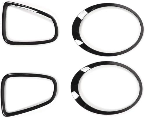 Couvre phares noir brillant pour Mini masquant rayures de feux - 5
