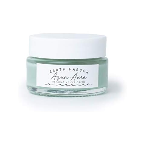 Earth Harbor | AQUA AURA Reparative Eye Creme | Renew & Nourish | Blue Tansy + Seaweed Collagen | Plant-Based and Ethical Trade | 1/2 oz Cover