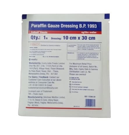 white christmas dresses Essity Cuticell Classic 5 Paraffin Gauze Dressings 5cm x 5cm main image 1