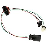 ISINFLASH Headlight Lamp Wiring Harness Compatible with Dodge Ram 1500/2500/3500/4500/5500 2009-2017, Replace OE 68193062AB 68193062AA for Light Wire Quad Halogen Only