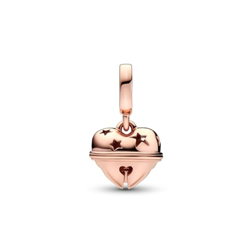 PANDORA Festive Bell Dangle Charm - Bracelet Charm Moments Bracelets - 14k Rose Gold - Gift for Her - Jewelry for Women with Gift Box3