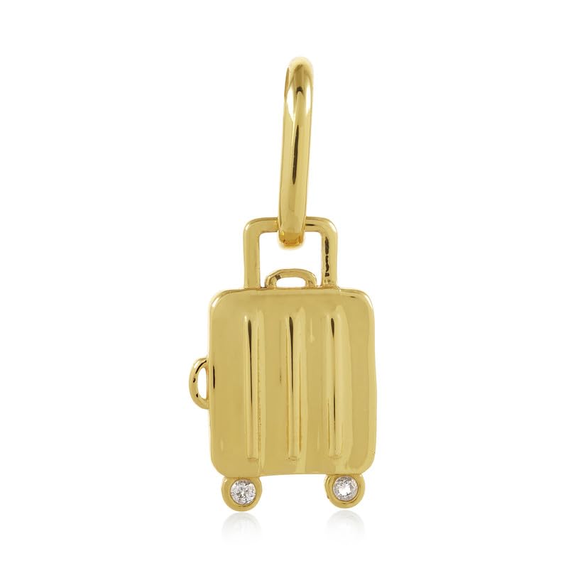 925 Sterling Silver Bag Charm for Women | Gold-Plated | Jump Ring | Gift for Women and Girls | With Certificate of Authenticity and 925 Stamp | 6 Month Warranty-image-49