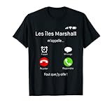 Visita nuestra marca para más productos. Les Isles Marshall M'appelle Faut Que J'y Aille - Pantalla para teléfono móvil