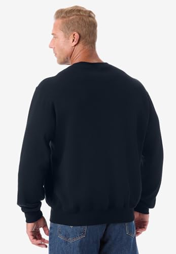 KingSize Men's Big & Tall Tall Fleece Crewneck2