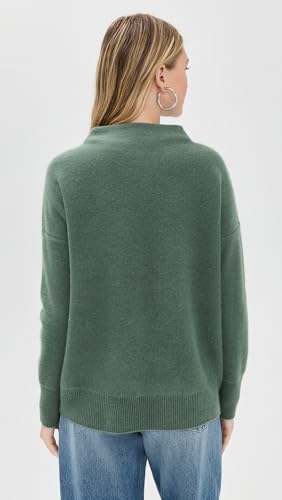 Vince Women's Boiled Funnel Neck Pullover3
