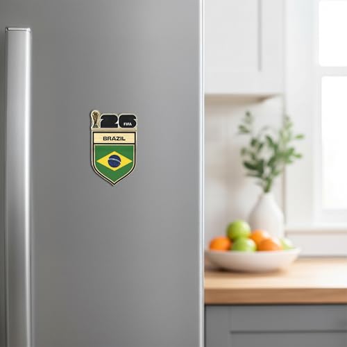 Image of FIFA World Cup Tournament Logo Magnet - Officially Licensed FIFA World Cup Magnet - Vibrant Host City Design - Durable Strong Hold - Perfect for Fridges, Lockers & Collectors