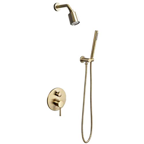 Ensemble de douche de luxe noir mat encastrable pour mur - 2