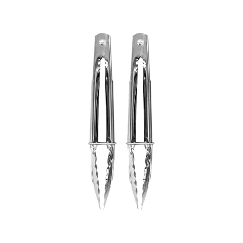 FACKELMANN Stainless Steel Kitchen Tongs Set Cover