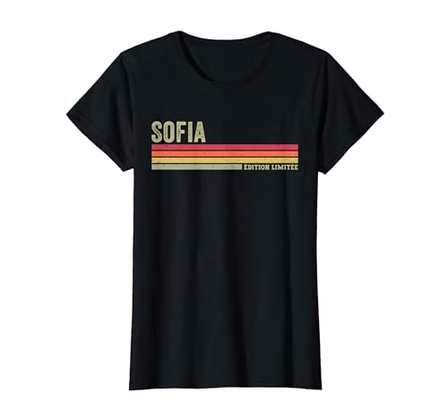 Photo de Humour Phrase Drôle Sofia Prénom personnalisé Sofia T-Shirt