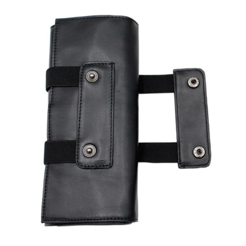 WRITWAA Bolsa De Almacenamiento Para Cortes De Pelo Estuche Para Tijeras De Peluquería Neceser Para Peluquería Organizador De Bolsas Para El Cabello Para Hombres De Cuero Sintético