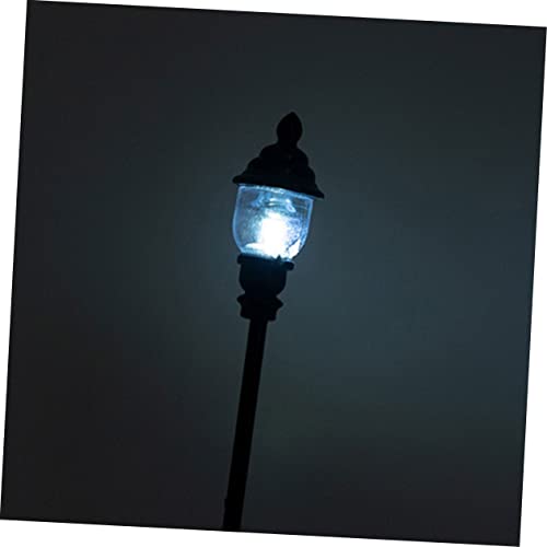 DOITOOL 32 Pçs Micro Mesa Boneca Jardim Postes Solares Ornamento Decorações Em Miniatura Casa De Bon