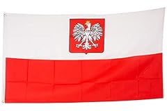 SCAMODA Bundes- und Länderflagge aus wetterfestem Material mit Metallösen, Outdoor Fahne & Flagge (Polen) 150x90cm