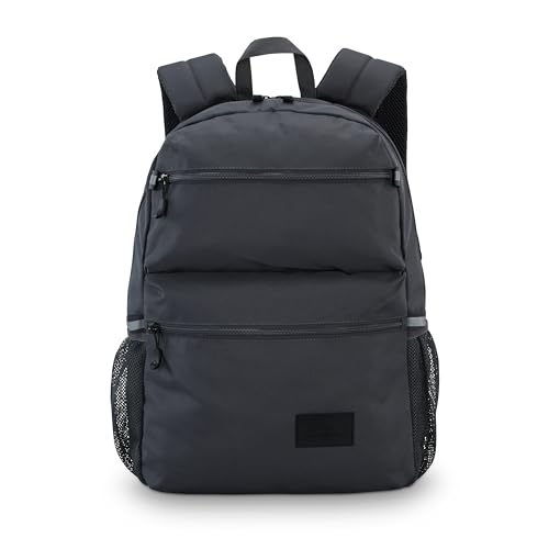Image of High Sierra Everclass Backpack - Travel or Work Laptop Bookbag with 360 Reflectivity, Dual Water Bottle Pockets & Fits Laptops Up To 15.6 inch, One Size, Mercury