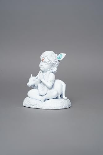 Image of Baal Krishna with Cow 8 CM.