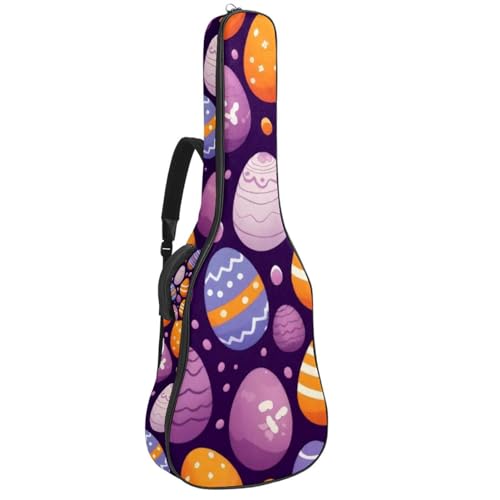 Housse guitare acoustique 101,6 cm étanche sac de transport rembourré violet