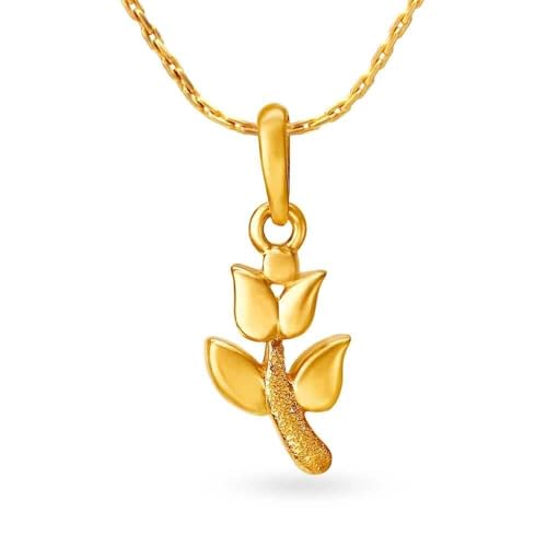 Pendentif en or jaune certifié 22K 18K véritable bijou de superbe qualité pour femme