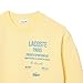 Lacoste Women's Heritage Crew Neck Sweatshirt, Yellow, 6