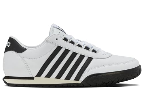 K-Swiss Homme Vintage Trainer LTH Basket en cuir souple pour éviter les douleurs aux pieds