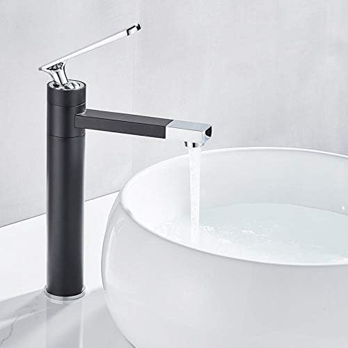 Robinet de salle de bains à rotation à 360 degrés et poignée ergonomique unique