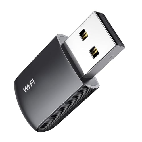 Image of Wireless USB WiFi Adapter | 300 Mbps USB 2.0 Network Adapter | Plug & Play | Supports Windows | Compact Design | Black