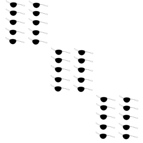 BUTIFULSIC ハロウィン 男の子と女の子用 アイパッチ 海賊ス デザイン 睡眠 目元用 パーティーアクセサリー シングルパッチ ドレスアップ小道具 14個×3セット