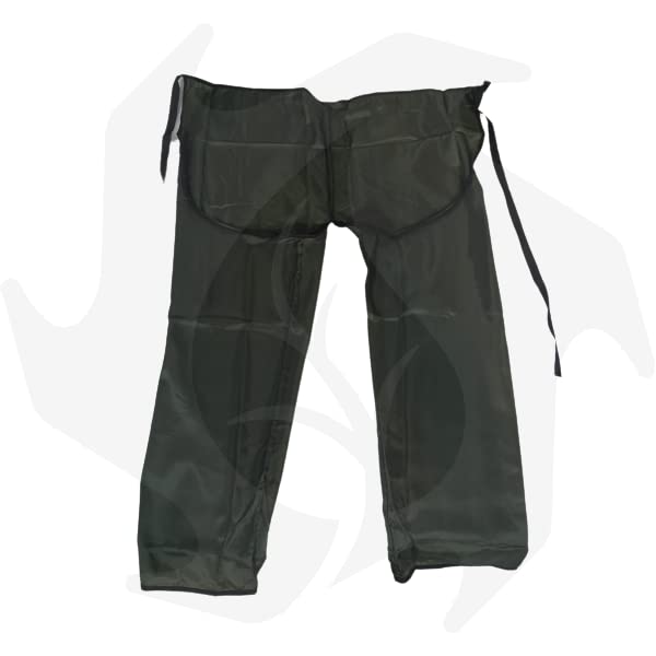 Copri pantaloni protezione per decespugliatore, giardinaggio traspirante in nylon (Verde)
