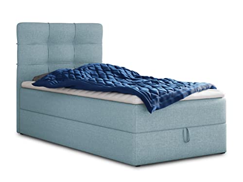 Sofnet Boxspringbett Best Mini mit Bettkasten und Matratzentopper -...