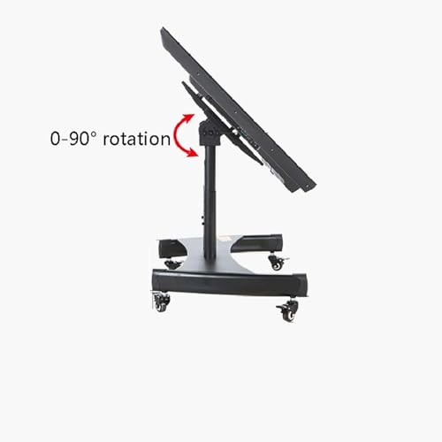 Soporte móvil para TV con ruedas y altura ajustable miniatura 3