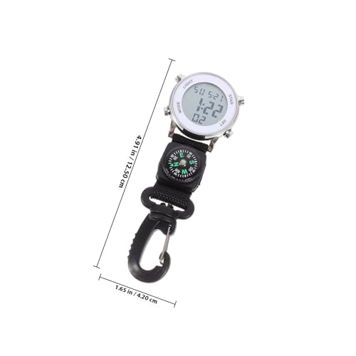 Reloj de bolsillo con clip de nylon resistente a rayaduras para evitar golpes en el uniforme 2