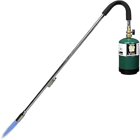 KOMAN Weed Torch Propane Burner,35" Long arm,Fuel by 1LB Propane Gas Cylinder/5-40LB Propane Tank,Self Ignition,for Roofing,Weeding,Campfire Starting(Output 24000BTU, Propane not Included) Cover