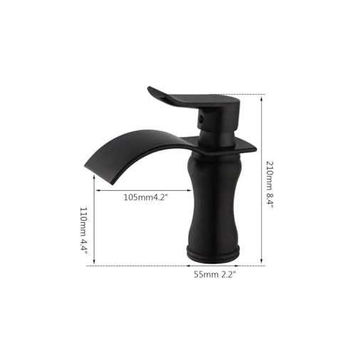 Robinet de lavabo à jets pour salle de bain moderne mitigeur laiton WJ5501