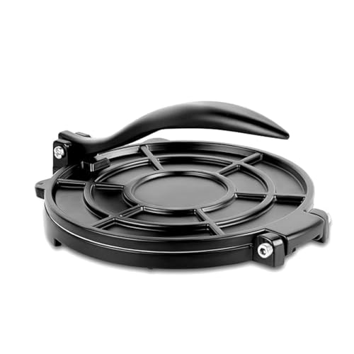 Image of 7-Inches Pre-Seasoned Alluminium Manual Roti Maker Press, Chapati Maker, Puri Maker, Empandas & Pathiri Press, Poori Press, Tortilla & Quesadilla Press with Stainless Steel Inner Surface P16