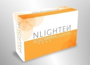 NLighten Kojic Papaya With Glutathione Soap By Nworld, 135 grams (2-Pack)  by NLighten : Amazon.co.uk: Beauty