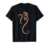 Hindu Ganesh Silhouette Ganesha Puja T-Shirt T-Shirt