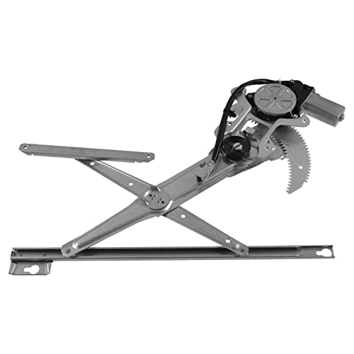 Image of TRQ Front Right Power Window Regulator & Motor Assembly Passenger Side Compatible with 1992-1995 Honda Civic HO1351104