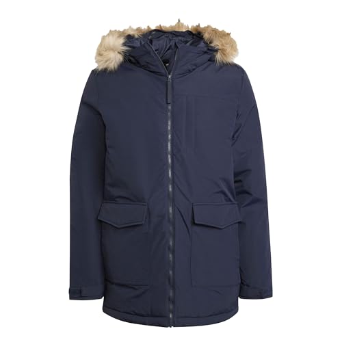 [アディダス] パベリッチ ファーパーカーコート JUC84 ウインドブレーカー メンズ S 01.レジェンドインク