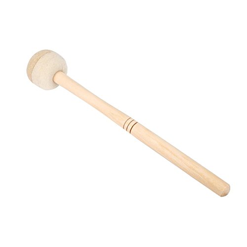 Goick Mazos de Tambor de Marcha genéricos, Baquetas de Bombo, Baquetas de percusión, Accesorios de Banda de Marcha con Cabezal de Fieltro de Lana para Bombo Cover