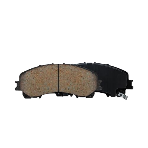 Image of Detroit Axle - 4pc Front Brake Pads for 2014-2019 Nissan Rogue 2023-2025 Z, 2014-2024 INFINITI Q50 2017-2022 Q60 2016-2017 QX50 2022-2025 QX55, Ceramic Brake Pads w /Hardware Replacement