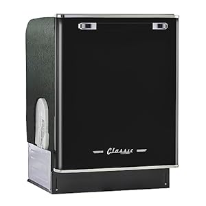 Unique Appliances UGP-24CR DW B 24″ Retro Dishwasher, Black