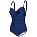 Produktbild Aqua Speed Blauer einteiliger Badeanzug Damen | Badebekleidung für Frauen | Strand Damenbadeanzug Bauchweg | Bathing Suit Blue | Beachwear Women | Swimsuit | Blau, Gr. 48 - F - G | Olivia