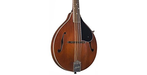 Image of Kentucky KM-156 Standard A-Model Mandolin - Transparent Brown - Solid Spruce Top & Maple Back, Crisp Tone, Smooth Playability