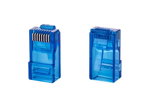 Conectores RJ-45 Cat6 UTP Pass-Through 50 unidades miniatura 4
